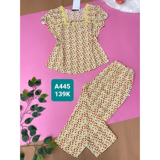 Đồ bộ lụa mango 9 tấc