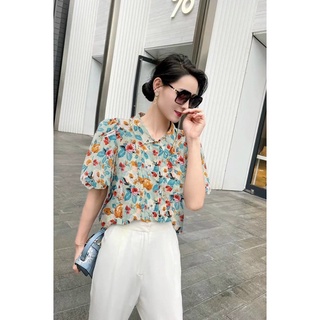 Sơ mi hoa cộc tay