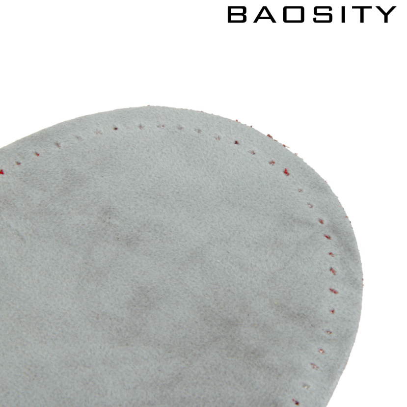 [BAOSITY]3 Pairs Sew-on Elbow Knee Patches for Clothes Sewing Crafts Grey Blue Camel