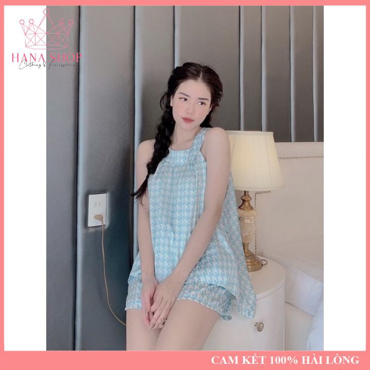 [ HÀNG ĐẸP ] Set Bộ Yếm Lụa Sang Chảnh, Chất Mềm, Thấm Hút Mồ Hôi | BigBuy360 - bigbuy360.vn