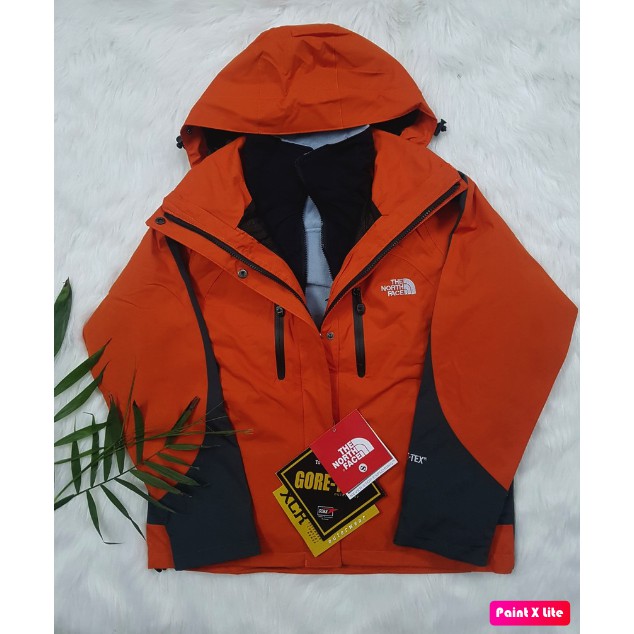 Áo khoác Gió 3 lớp The Northface Chống thấm nước 100%. lớp 3 lót nỉ tháo rời hàng VNXK hải quan đầy đủ
