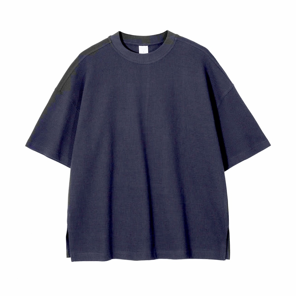 Áo Unisex - chất Cotton tổ ong cao cấp phông tay lỡ cực đẹp, form rộng, basic, phong cách Hàn Quốc