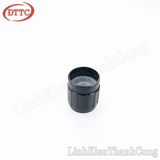 Bộ 5 Chiếc Núm Triết Áp Kim Loại Đen 15mm