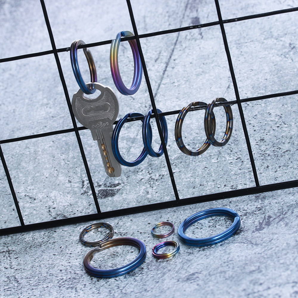 1/2 Móc Khóa Tròn Bằng Hợp Kim Titan 10~32mm Chất Lượng Cao