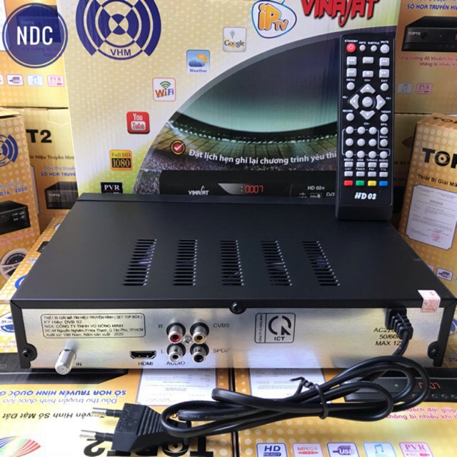 HMM Bộ Truyền Hình Vệ Tinh Vinasat HD02+ (THVL1,2, ANTV, TTXVN,.HD Miễn Phí) 3 6