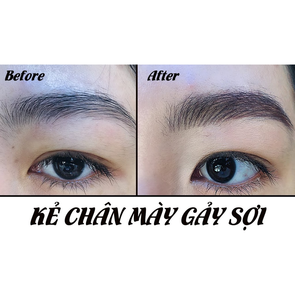 (Sẵn giá sỉ) Bút chì kẻ mày phẩy sợi 4D Suake chống trôi, cho sợi lông mày tự nhiên - chì mày phẩy đẹp CM019