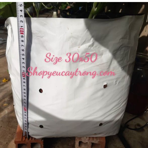 1 kg túi pe 30x50 trồng cây trồng rau siêu bền siêu chịu nhiệt