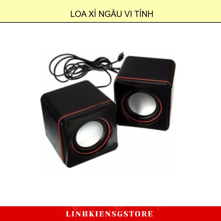 Loa vi tính xí ngầu rẻ - loa xí ngầu mini giá cực rẻ