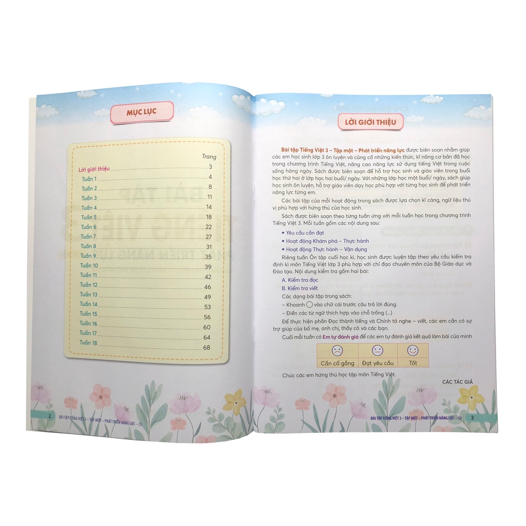Sách Bài tập Tiếng Việt 3 Tập 1 Phát triển năng lực