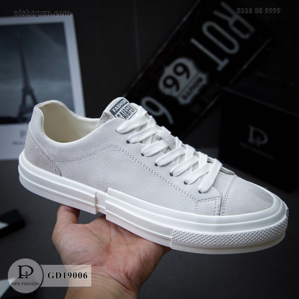 Giày nam sneaker chất liệu da lộn kiểu dáng thể thao năng động GD19006 htstore | BigBuy360 - bigbuy360.vn