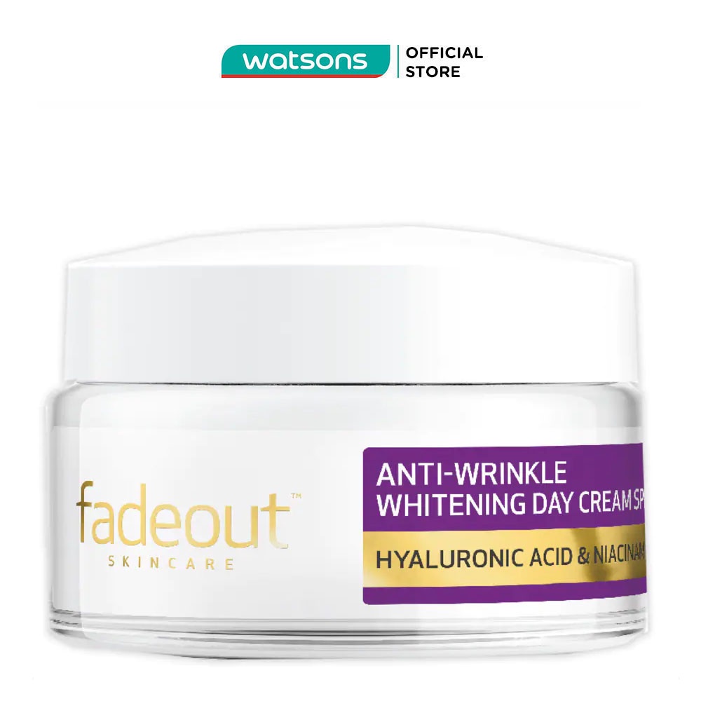 Kem Dưỡng Fadeout Trắng Da Mờ Nếp Nhăn Ban Ngày Anti - Wrinkle Whitening Day Cream SPF25 50ml