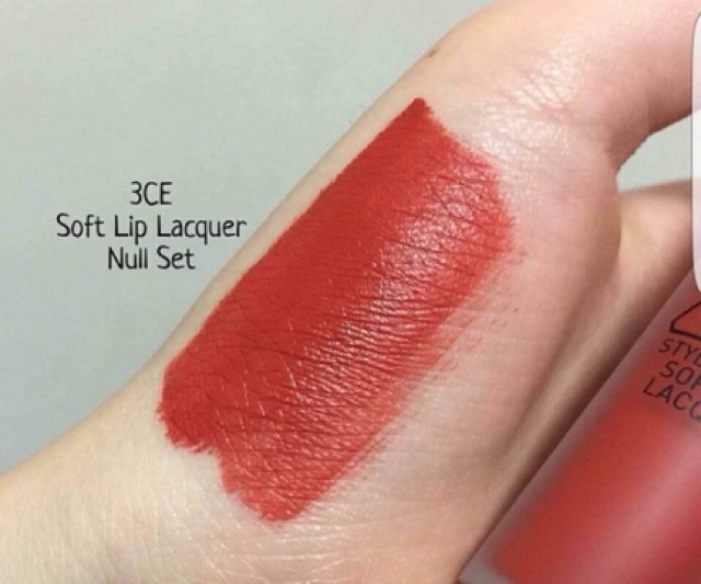 Son Kem Lì 3CE Soft Lip Lacquer Null set