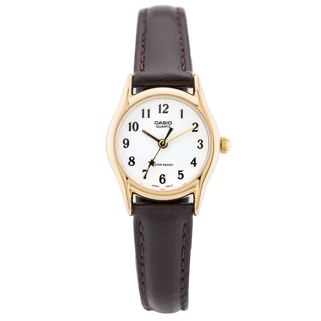 Đồng hồ nữ dây da Casio chính hãng Anh Khuê LTP-1094Q-7B4RDF (23mm)