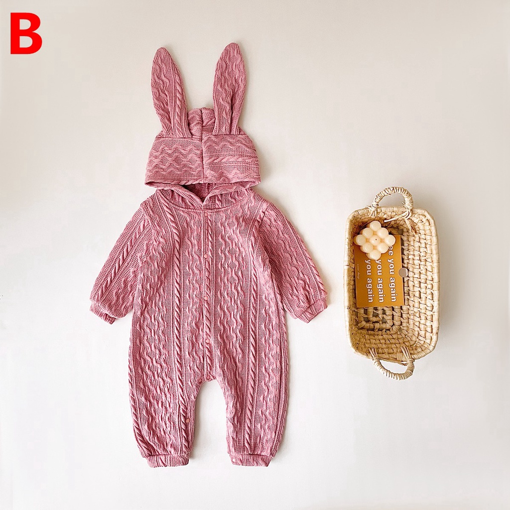 Sanlutoz Áo Sweater Dệt Kim Dày Dặn Giữ Ấm In Họa Tiết Thỏ Dễ Thương Thời Trang Mùa Đông Cho Bé