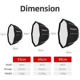 Giá Đỡ Đèn Flash Triopo 55cm 65cm 90cm
