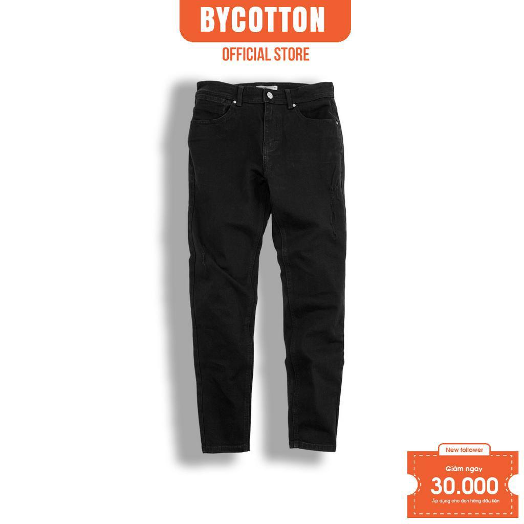 Quần Jeans Dài Nam BY COTTON Black 1022