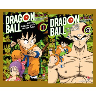 Combo Truyện - Dragon Ball Full Color - Phần 1 ( Tập 1 - Tập 8 ) - NXB Kim Đồng - Chanchanbooks