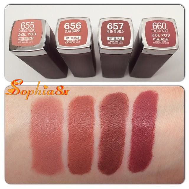 Son thỏi Maybelline Creamy Matte Lipstick vừa lì vừa dưỡng