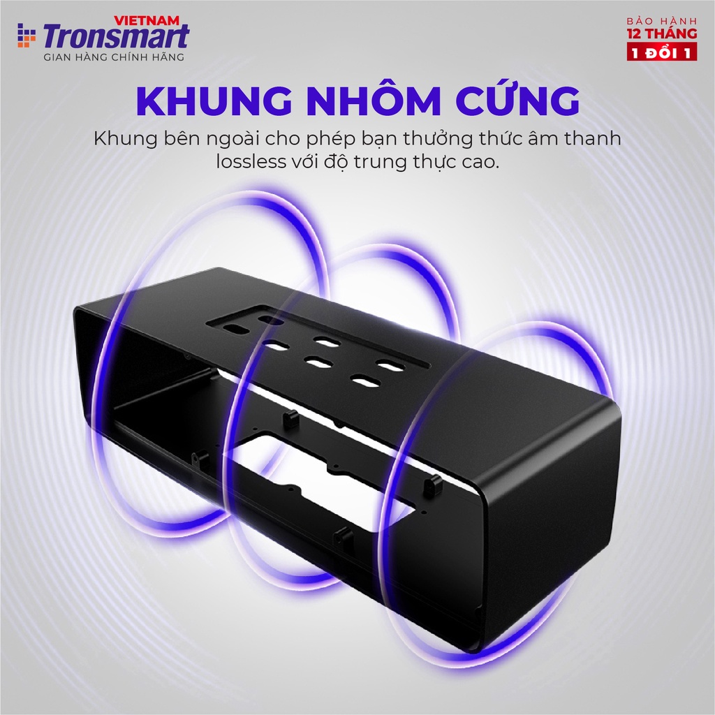 [Mã ELHACE giảm 4% đơn 300K] Loa Bluetooth mini 5.0 Tronsmart Studio 30W Chống nước IPX4 Ghép nối 100 loa - Chính hãng