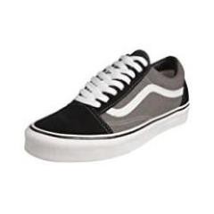 [Sale 3/3]Giày Vans Old Skool Xám Trắng, giày thể thao nam nữ đầy đủ tem/tag/mác [ FULLBOX + FREESHIP ] P09