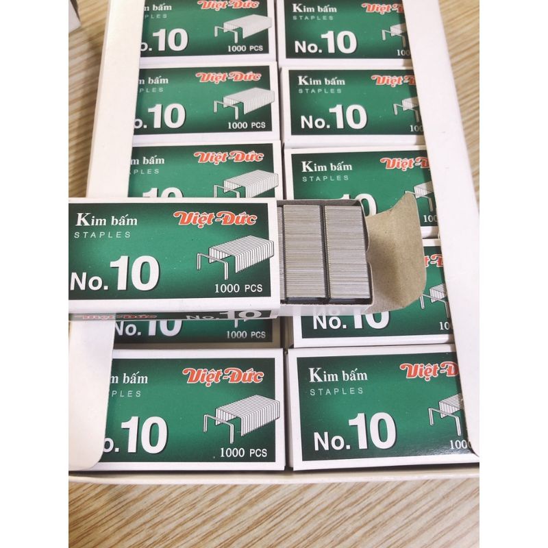 Kim bấm số 10 (1 hộp 1000 kim bấm)
