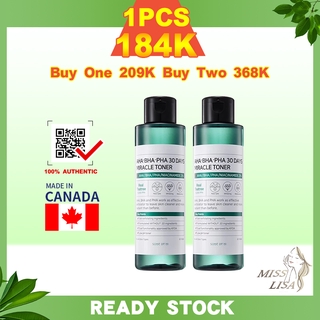 Nước Hoa Hồng Giảm Mụn Some By Mi AHA-BHA-PHA 30 Days Miracle Toner 150ml