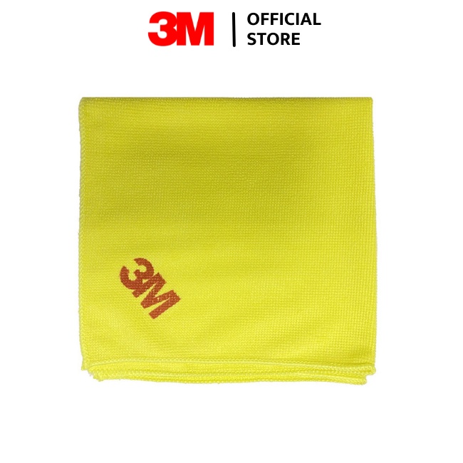 Khăn lau đa năng microfiber 3M Scotch Brite không gây trầy xước thấm hút bụi siêu sạch 36cm x 36cm