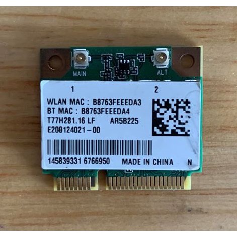 Card wifi laptop Sony Ar5b225 WiFi Bluetooth Card T77h281.16 LF