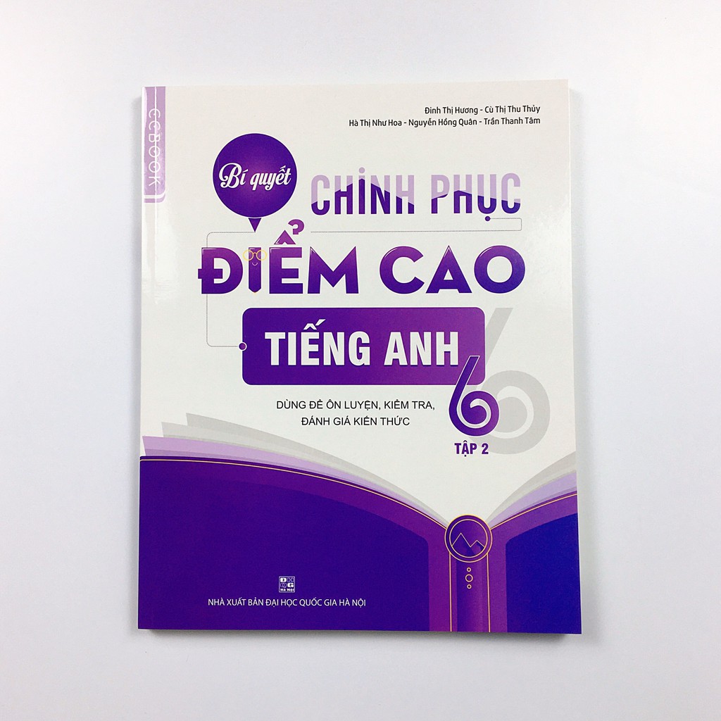 Sách Bí quyết chinh phục điểm cao môn Tiếng Anh lớp 6 tập 2