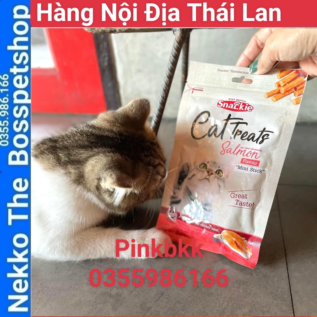 Bánh thưởng Mèo SNACKIE Cat Treats 70g ⚡ NỘI ĐỊA THÁI ⚡ nhập trực tiếp Thái Lan không qua trung gian ⚡ 3 vị