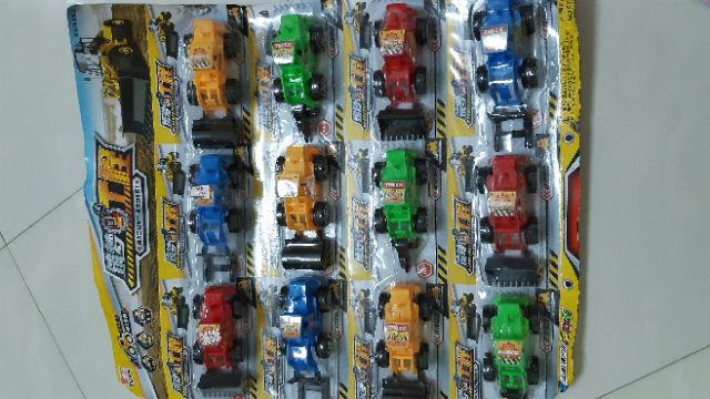 Các loại ô tô cho bé ( vỉ 12 chiếc )