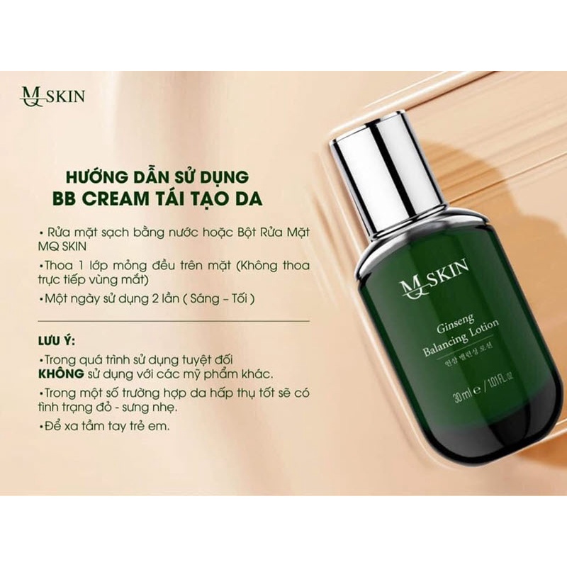 BB Cream nhân sâm Hàn Quốc 30ml ( M Q S K I N )