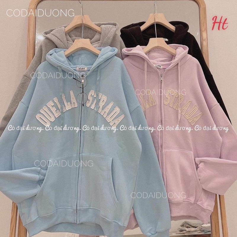 Áo khoác nỉ cotton LLA H2A