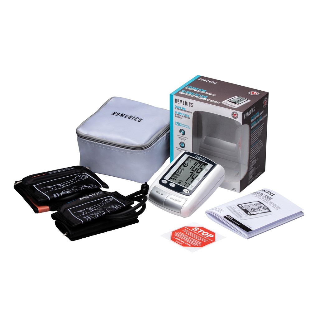 Máy đo huyết áp, máy đo huyết áp điện tử bắp tay HoMedics BPA-065 công nghệ Smart Measure™ Technology