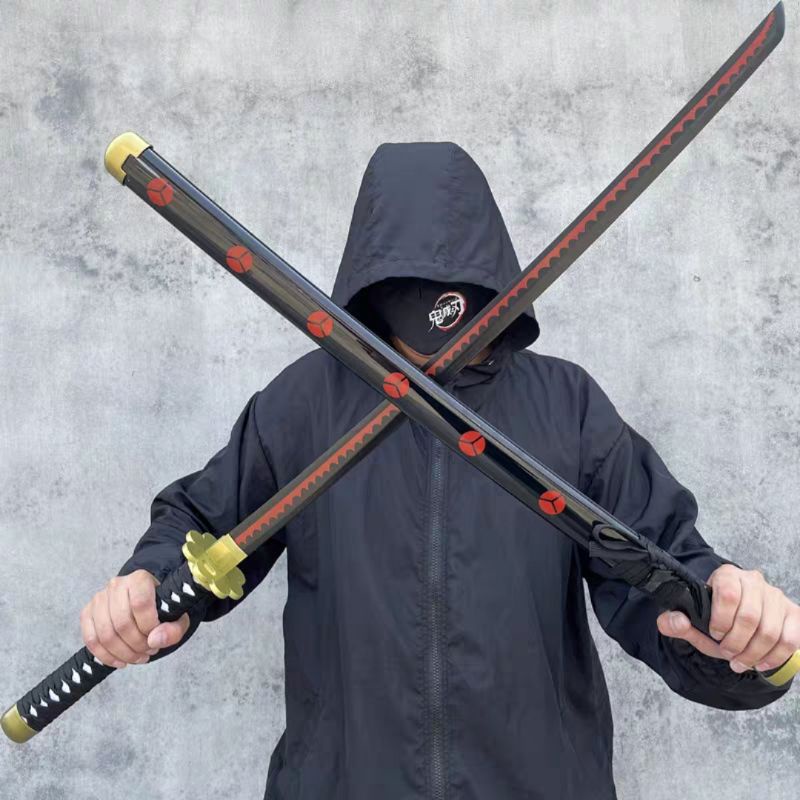(Lưỡi gỗ dài 1m) Đạo Cụ Cosplay Zoro One Piece Dài 100cm