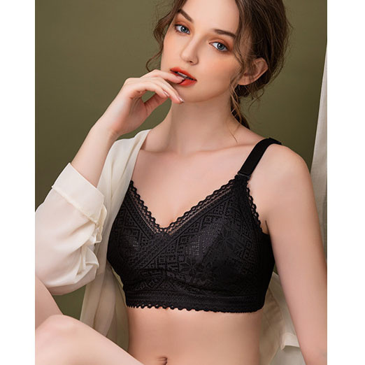 áo lót Mỏng Không Gọng Size Lớn Thoải Mái Thoáng Khí Toàn Bộ Ngực Size 34-42bcd
