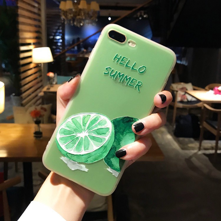 Ốp QUẢ CHANH 🍋 cho iPhone 6 6 plus 7plus x xsmax 11 11pro 11promax 12 12pro12promaloại ốp dẻo,chất mịn chống bám bẩn tốt