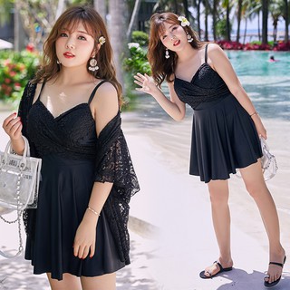 BS6111_Set đồ bơi big size ren