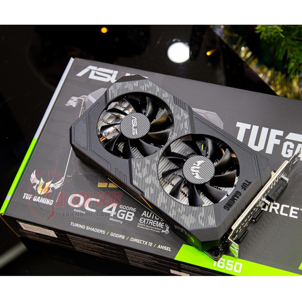 Card màn hình Asus TUF GTX 1650 4gb GAMING OC