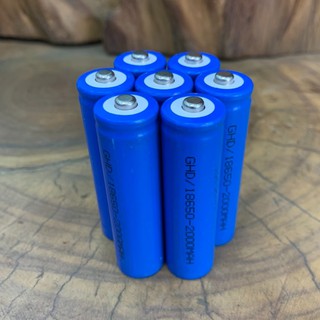 Pin 18650 (3.7V - 2000mAh) (KHÔNG ĐẦU)