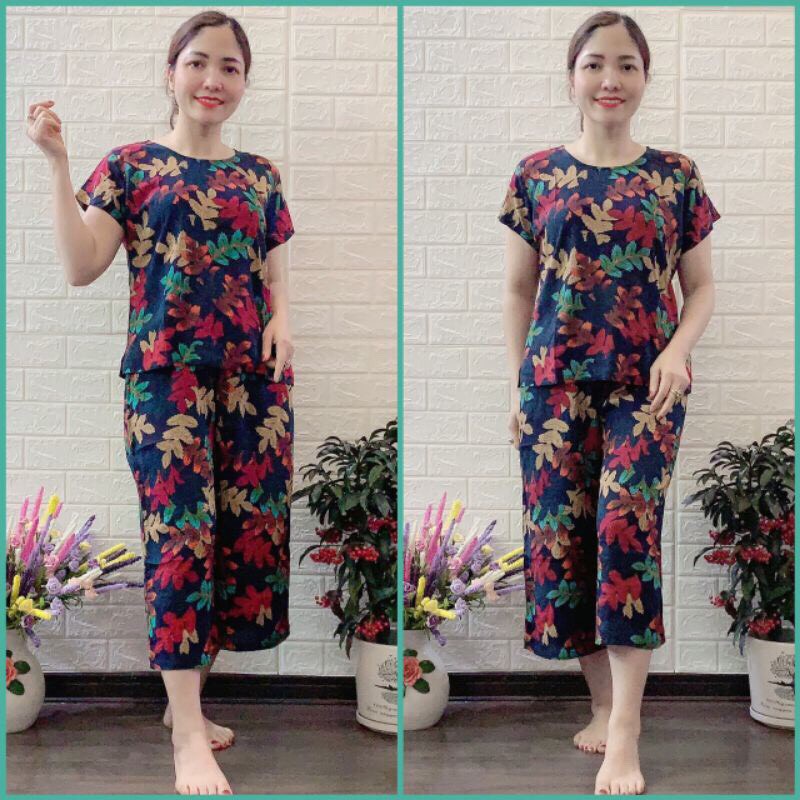 Đồ Bộ Lanh Trung Niên Sớ Lửng Size Nhỏ 40-45Kg