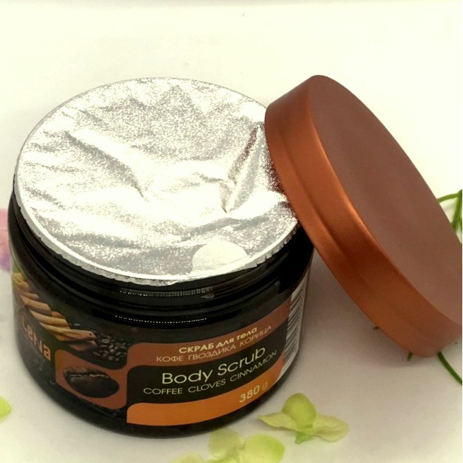 Tẩy da chết tế bào chết body quế hồi cà phê Nga hãng Bilena mẫu mới 380g - hàng ngoại Like&amp;Buy - Tẩy tế bào chết cơ thể | ChuyenMakeUp.com