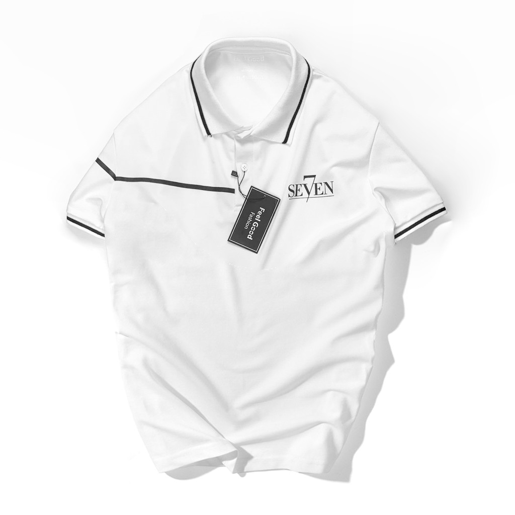 Áo Polo Nam đẹp FEEL GOOD basic - Áo thun nam có cổ trụ bẻ phối họa tiết, vải cá sấu cotton cao cấp chính hãng giá rẻ | BigBuy360 - bigbuy360.vn