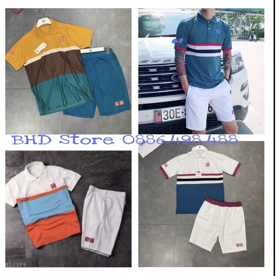 [XẢ KHO ] Bộ Uniqlo nam , bộ thể thao 2021 vải gai co giãn 4 chiều,logo in nhiệt siêu đẹp CAM KẾT Y HÌNH