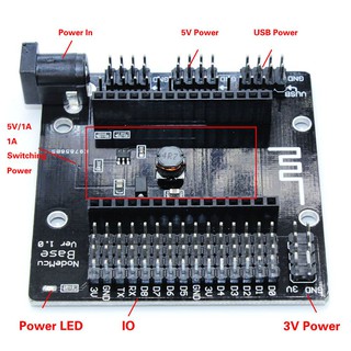 Đế Ra Chân ESP8266 NodeMCU Lua V3 CH340