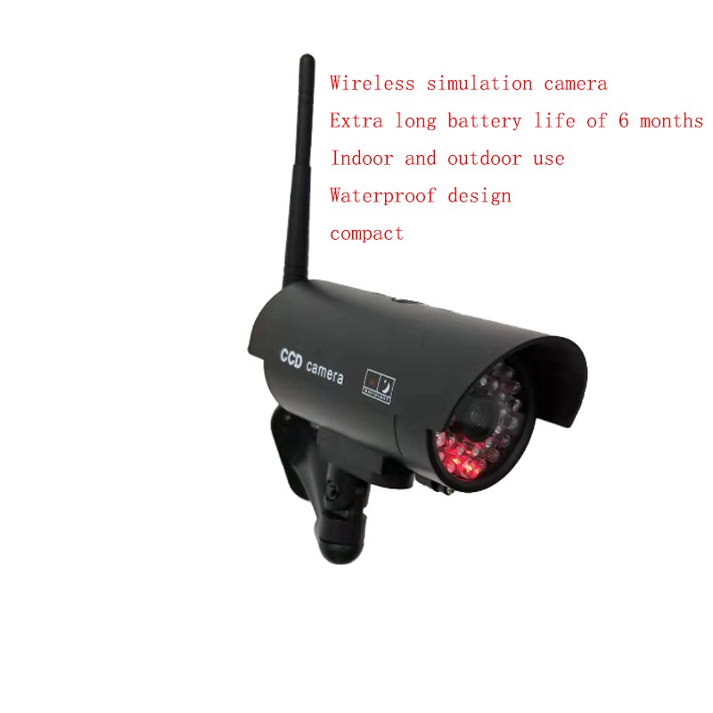 Camera giám sát giả màu đen có đèn LED | BigBuy360 - bigbuy360.vn