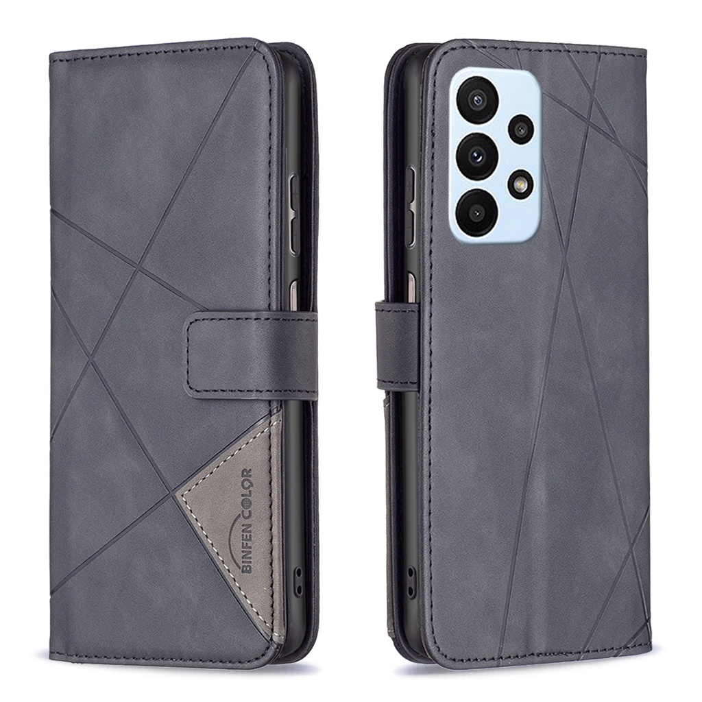 Bao Da PU Điện Thoại Nắp Lật Nam Châm Kiêm Ví Cho Samsung Galaxy A23 A33 A53 A73 5G A12/M12 A03 A32 A52 A52S 4G 5G