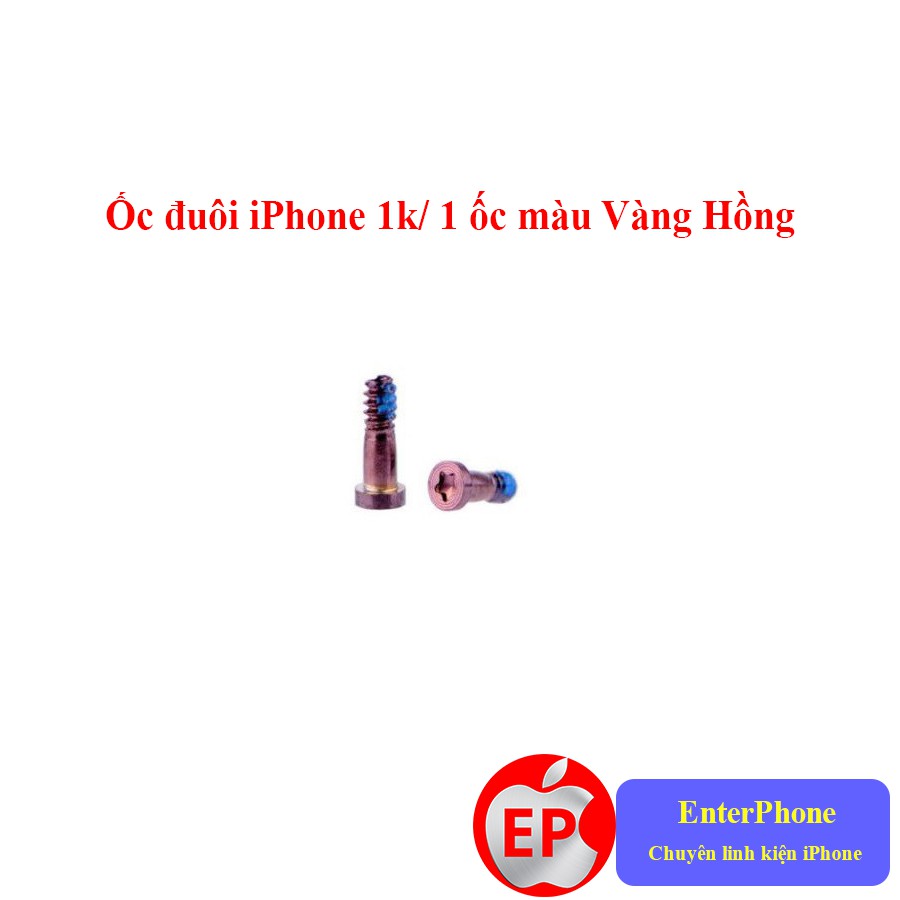 Combo 100 Ốc đuôi iPhone 5G/ 5S/ 6G/ 6S/ 6Plus/ 6S Plus/ 7G/ 7 Plus/ 8G/ 8 Plus giá hạt rẻ