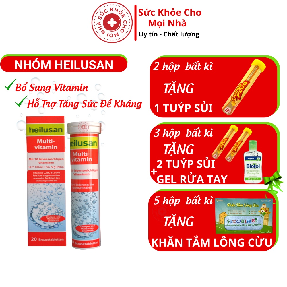 Heilusan Multi Vitamin Của Đức.Bổ Sung Vitamin Giúp Tăng Đề Kháng,Phục Hồi Sức Khỏe