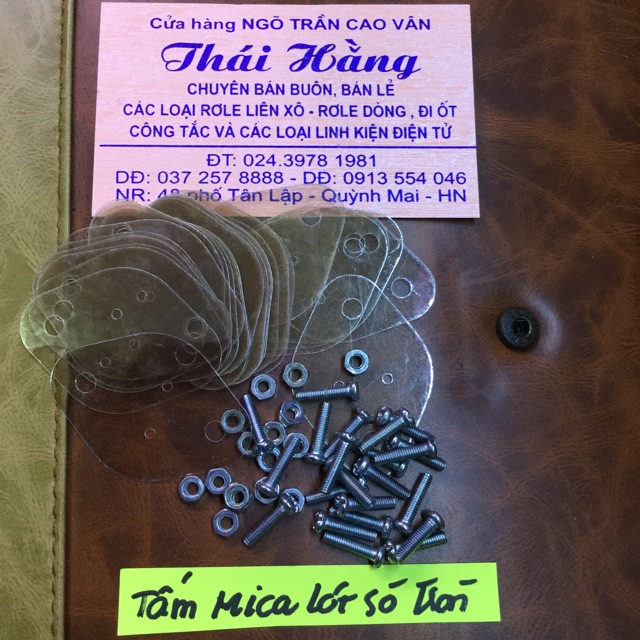 Tấm mi ca tản nhiệt cho sò sắt (10 miếng )